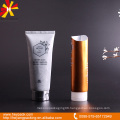 135g screen printing white and gold aluminum cosmetic tube